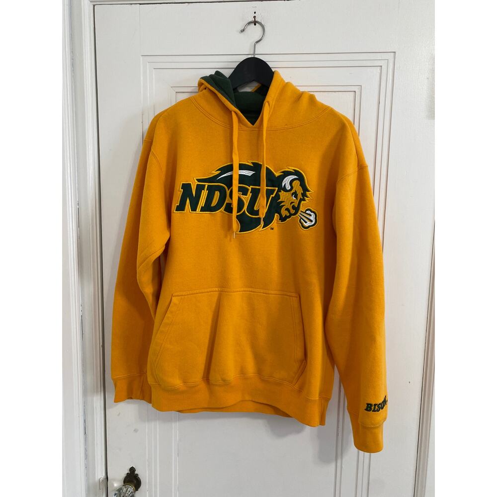 NDSU Bison Stitched Hoodie Sweatshirt Size Small